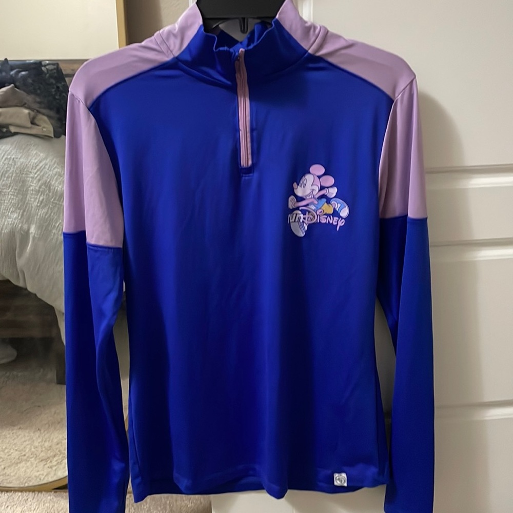 Rundisney athletic long sleeve quarter zip